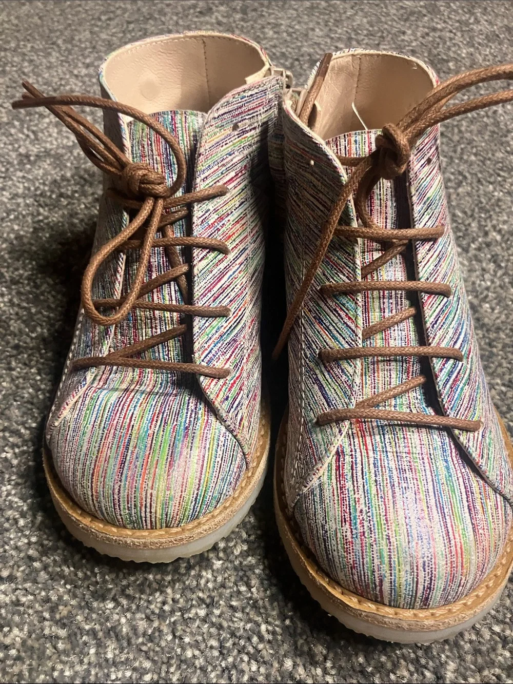 Children’s shoes hand crafted in Spain. Manuela de Juan